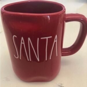 Rae Dunn Artesian collection~ Red Santa mug 16 oz